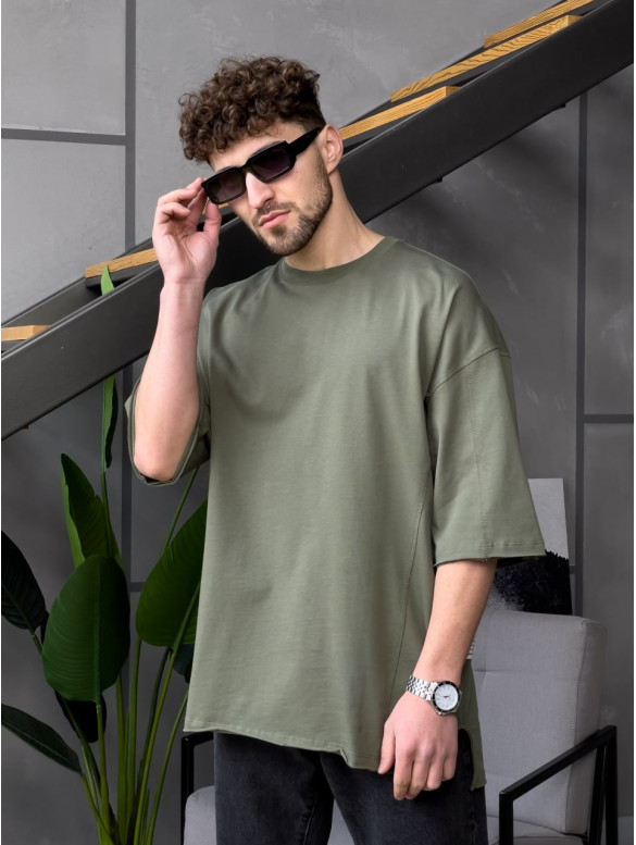 Щільна oversize футболка