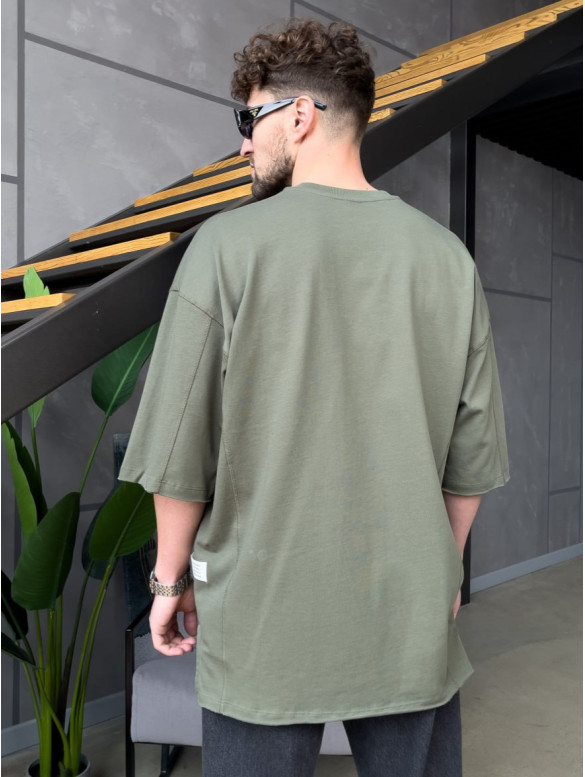 Щільна oversize футболка