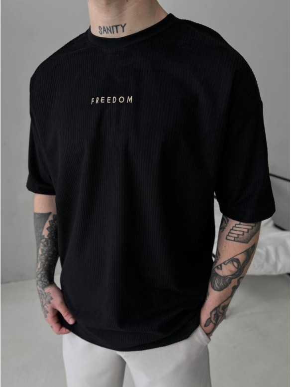 Вельветова oversize футболка