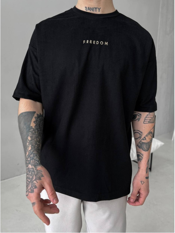 Вельветова oversize футболка