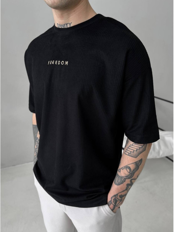 Вельветова oversize футболка