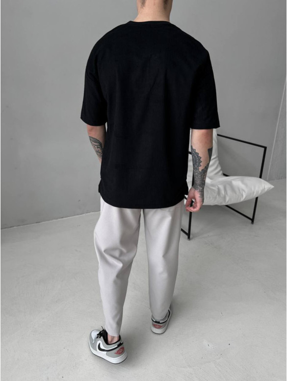 Вельветова oversize футболка