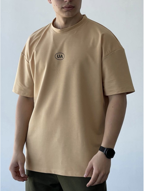 Oversize футболка з надписом