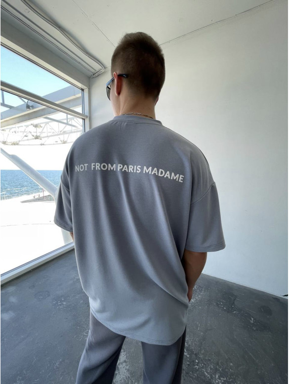 Oversize футболка з надписом