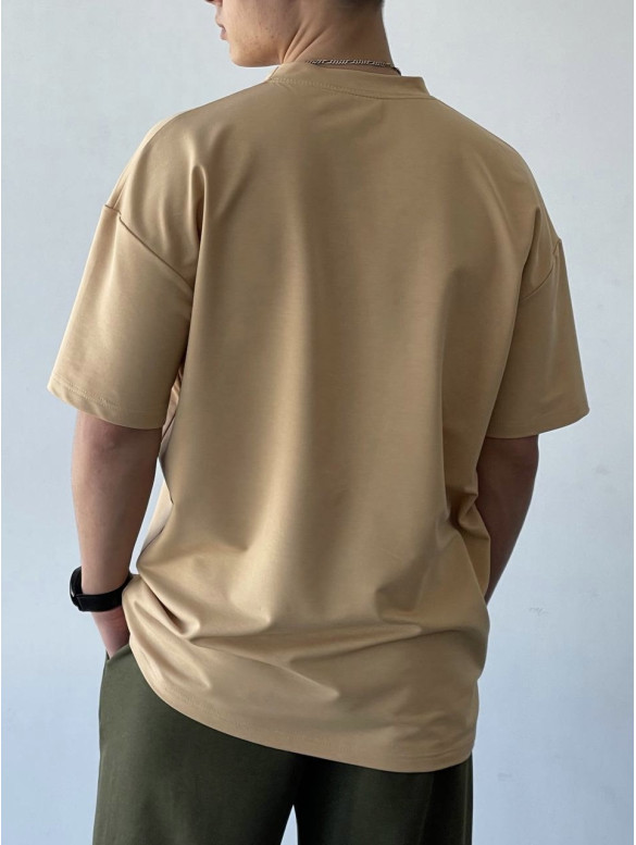 Oversize футболка з принтом