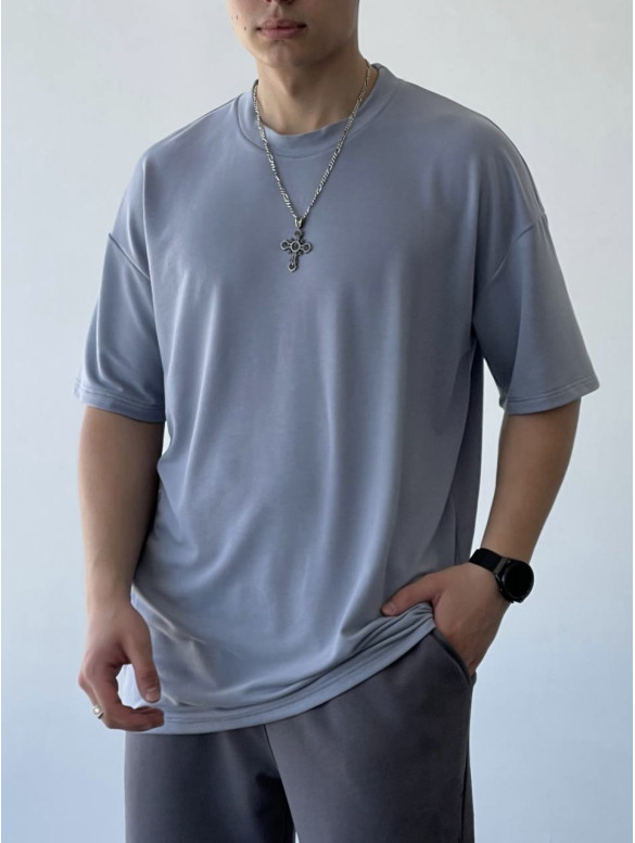 Oversize футболка з принтом
