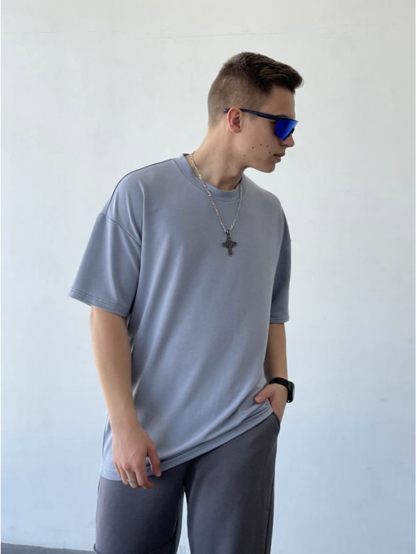 Oversize футболка з принтом