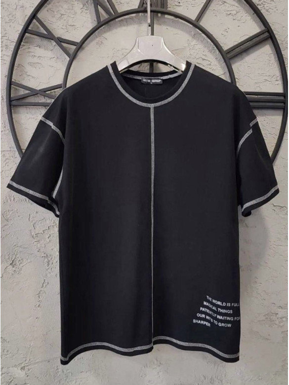 Oversize футболка з надписом