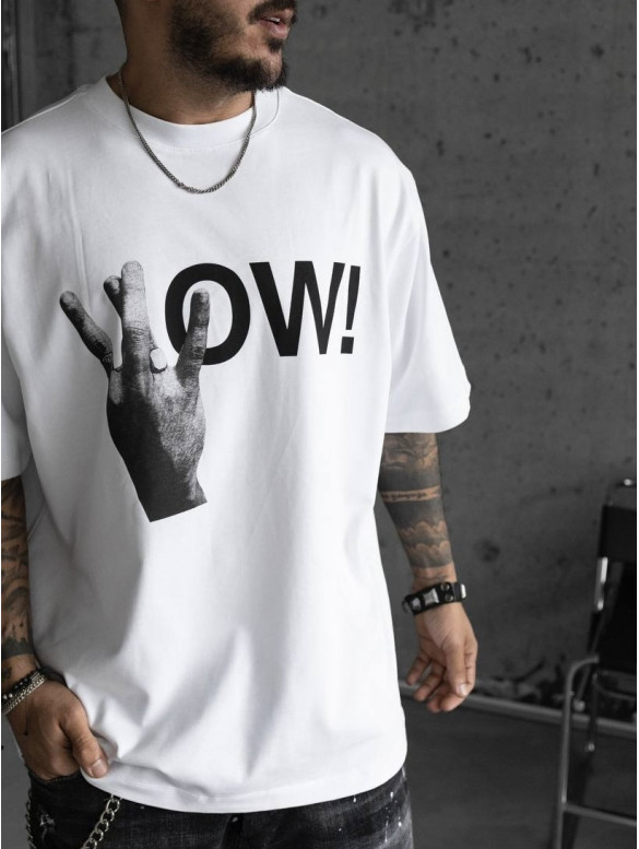 Oversize футболка з принтом
