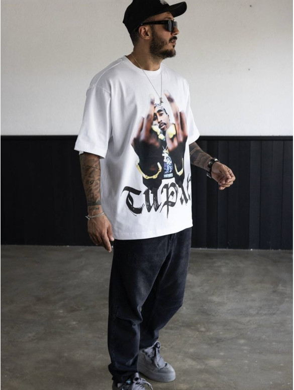 Oversize футболка з принтом