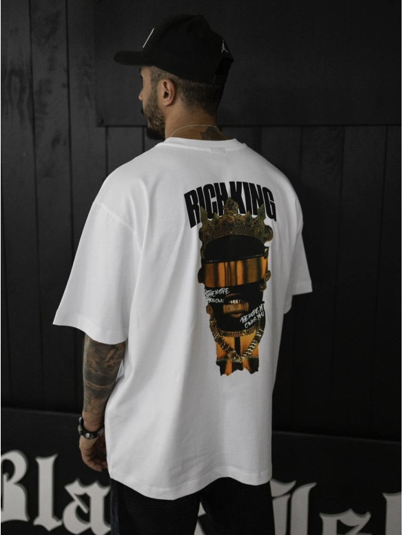 Oversize футболка з принтом