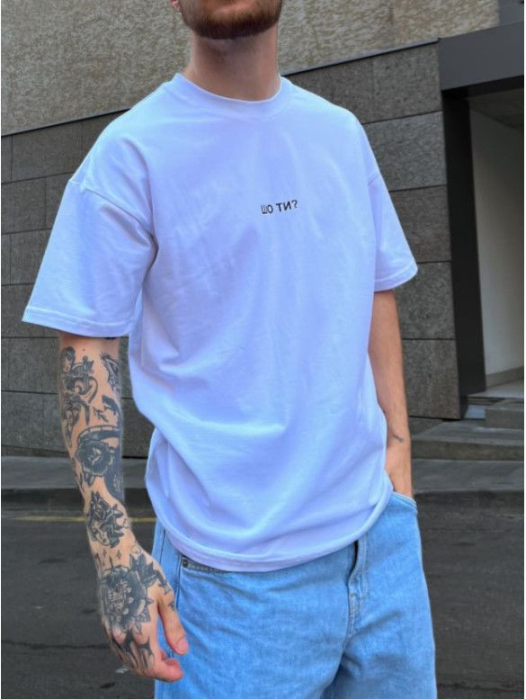 Oversize футболка з принтом