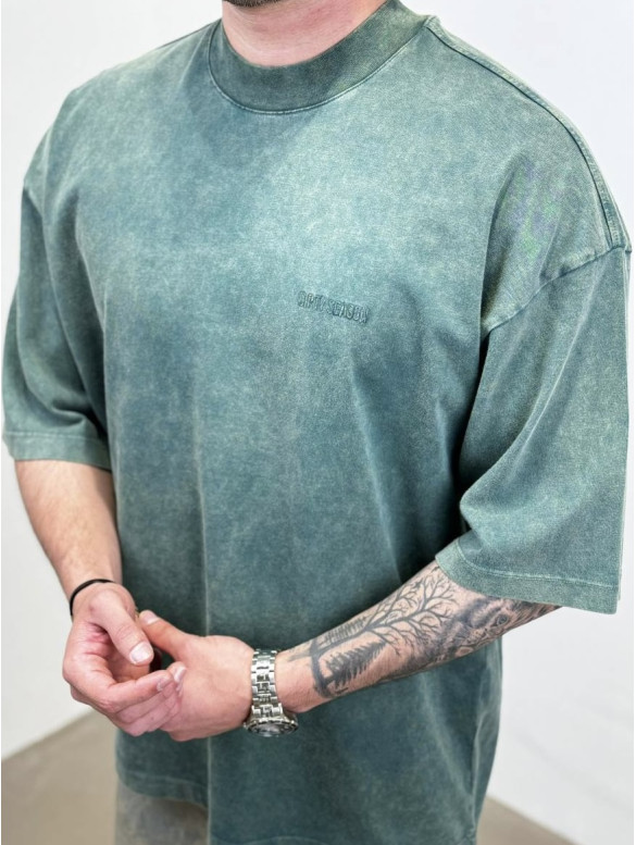 Oversize футболка з вивареної тканини