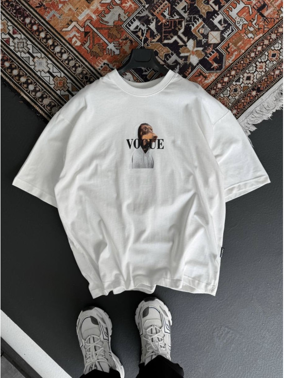 Oversize футболка з принтом