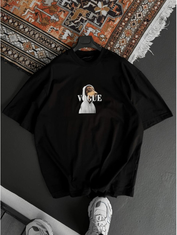 Oversize футболка з принтом