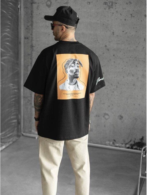 Oversize футболка з принтом