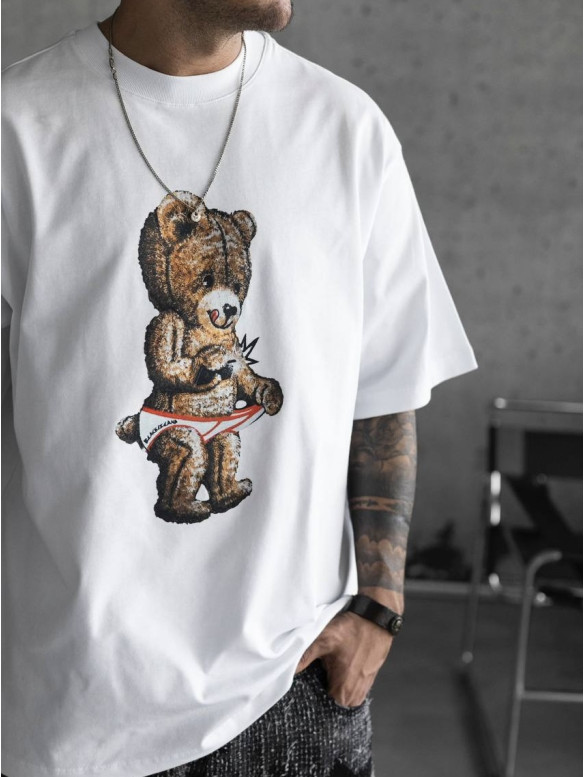Oversize футболка з принтом