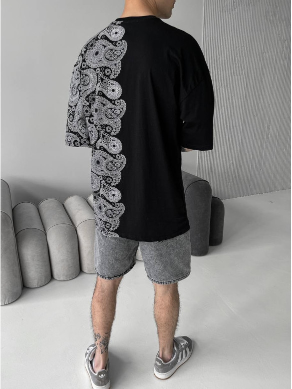 Oversize футболка з принтом