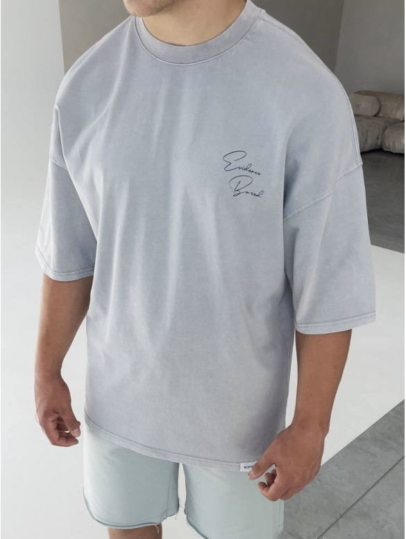 Oversize футболка з надписом