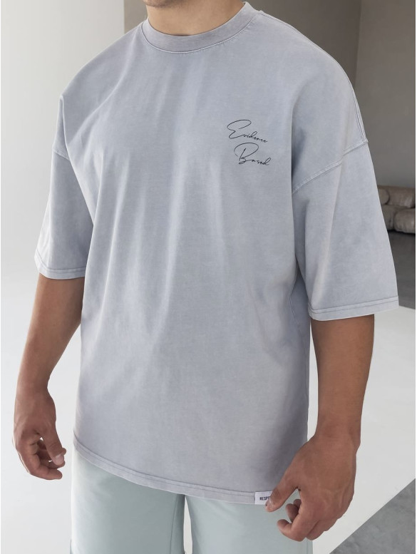 Oversize футболка з надписом