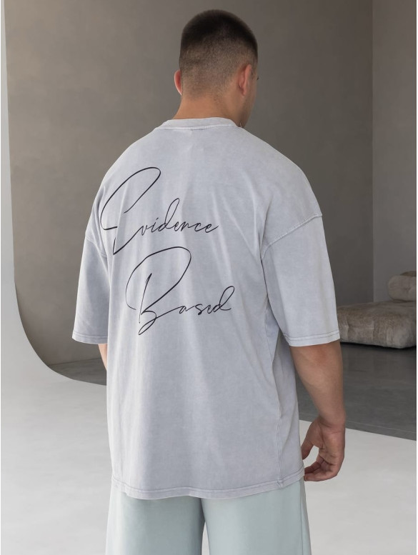 Oversize футболка з надписом