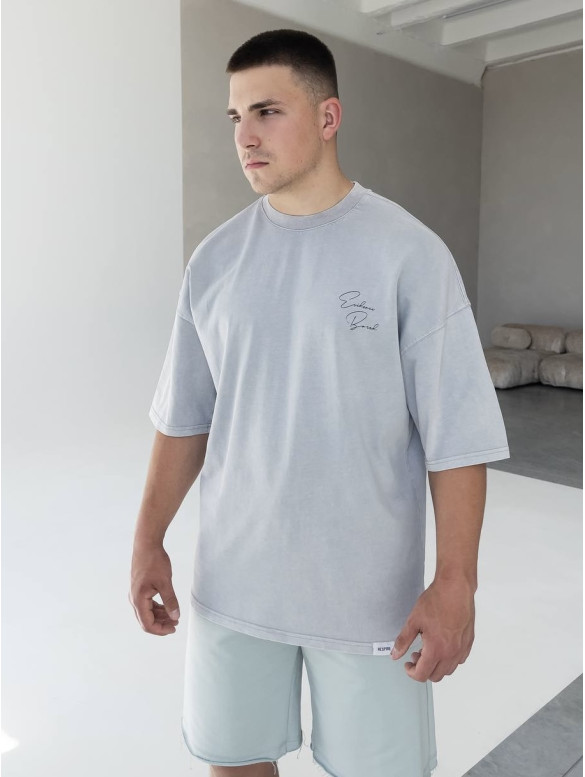 Oversize футболка з надписом