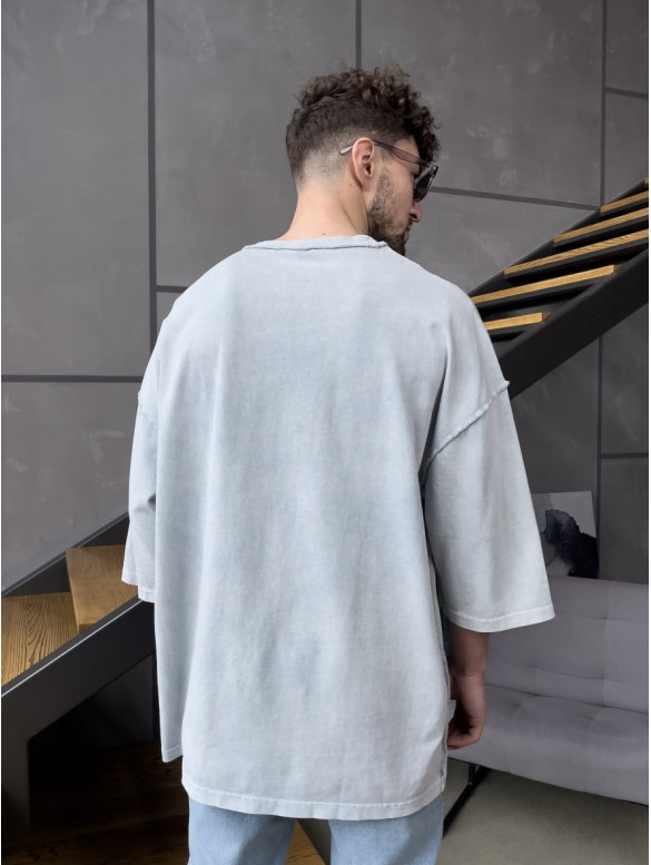 Oversize футболка з надписом
