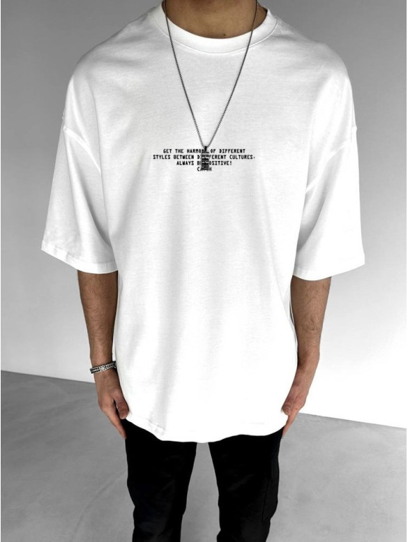 Oversize футболка з надписом