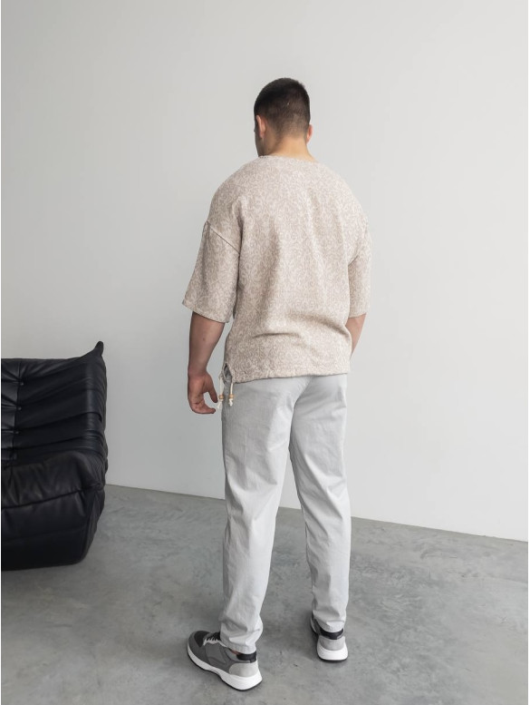 Oversize футболка з принтом