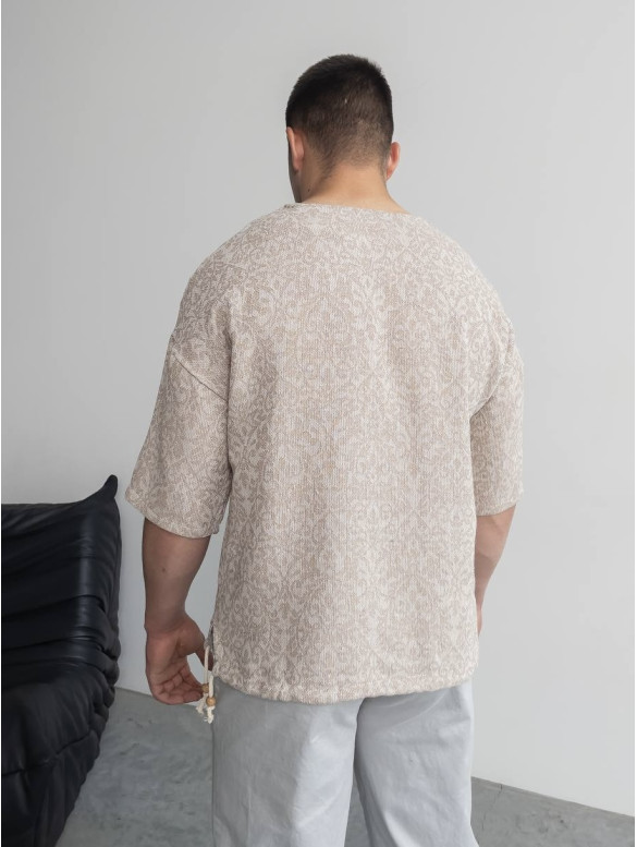 Oversize футболка з принтом