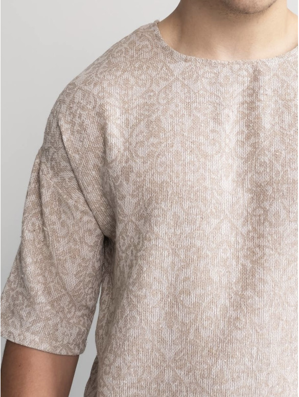 Oversize футболка з принтом