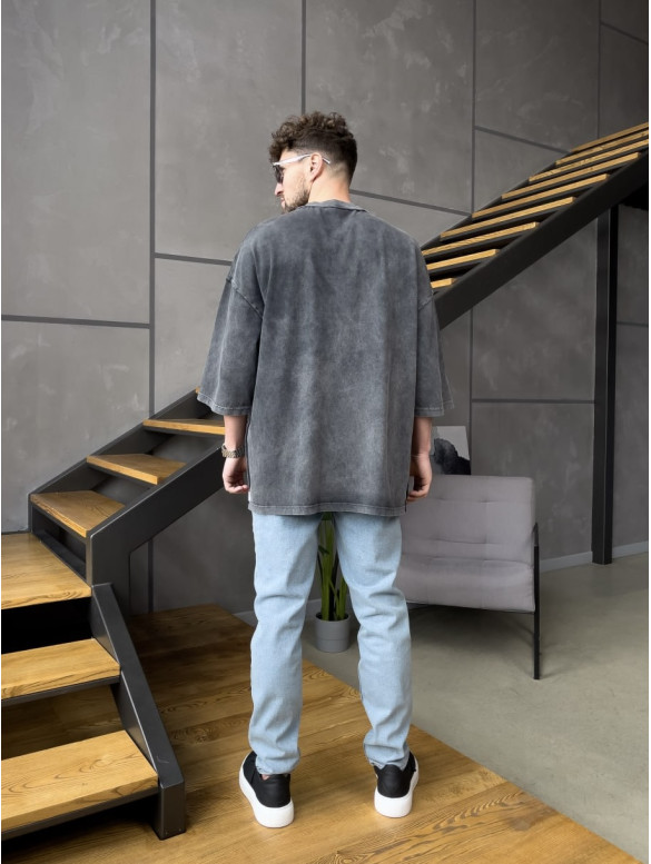 Oversize футболка з надписом