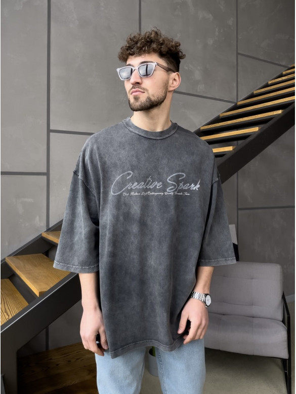 Oversize футболка з надписом