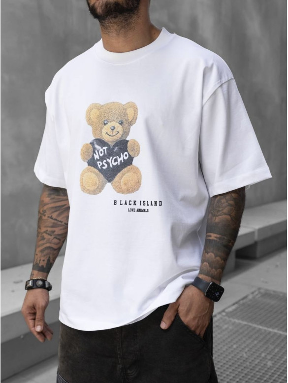 Oversize футболка з принтом