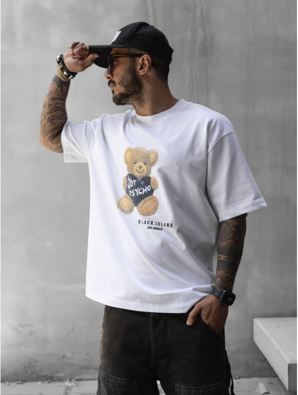 Oversize футболка з принтом