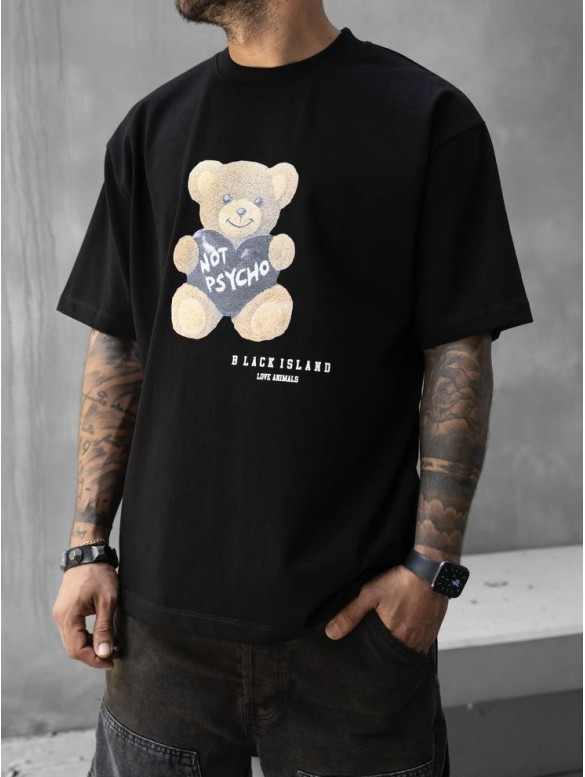 Oversize футболка з принтом