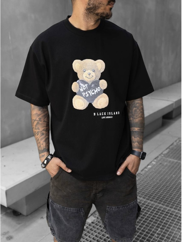 Oversize футболка з принтом