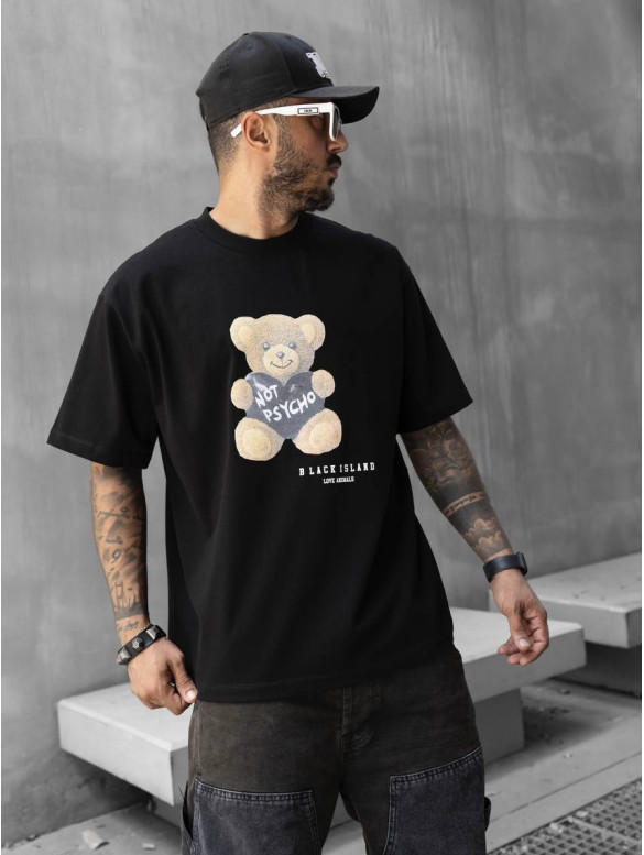 Oversize футболка з принтом
