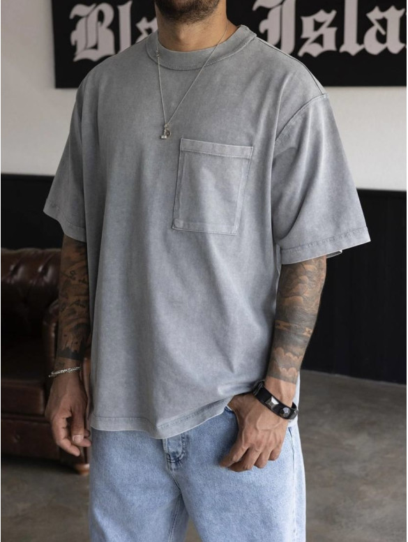 Oversize футболка з кишенею