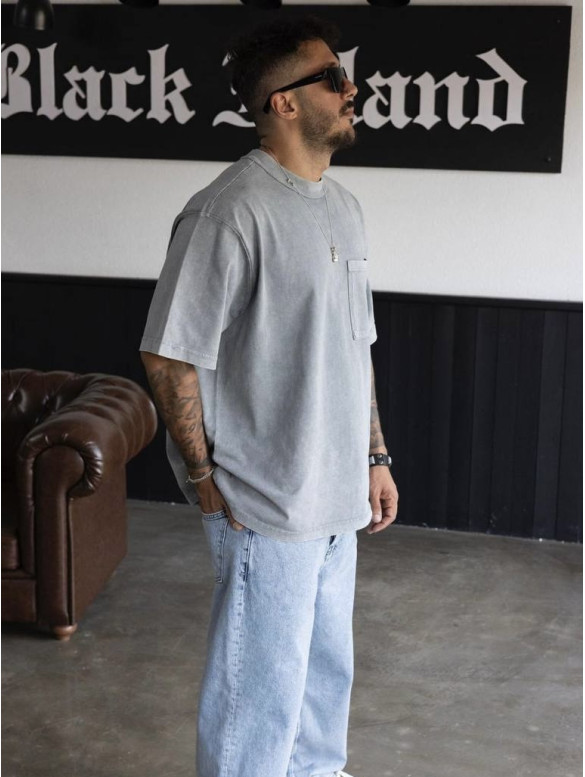 Oversize футболка з кишенею