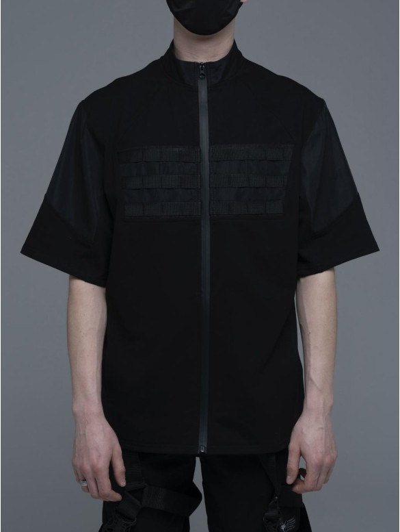 Oversize футболка з блискавкою