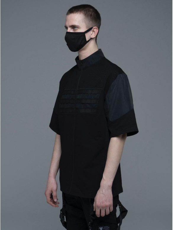 Oversize футболка з блискавкою