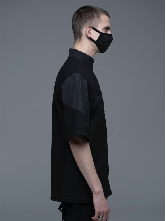Oversize футболка з блискавкою