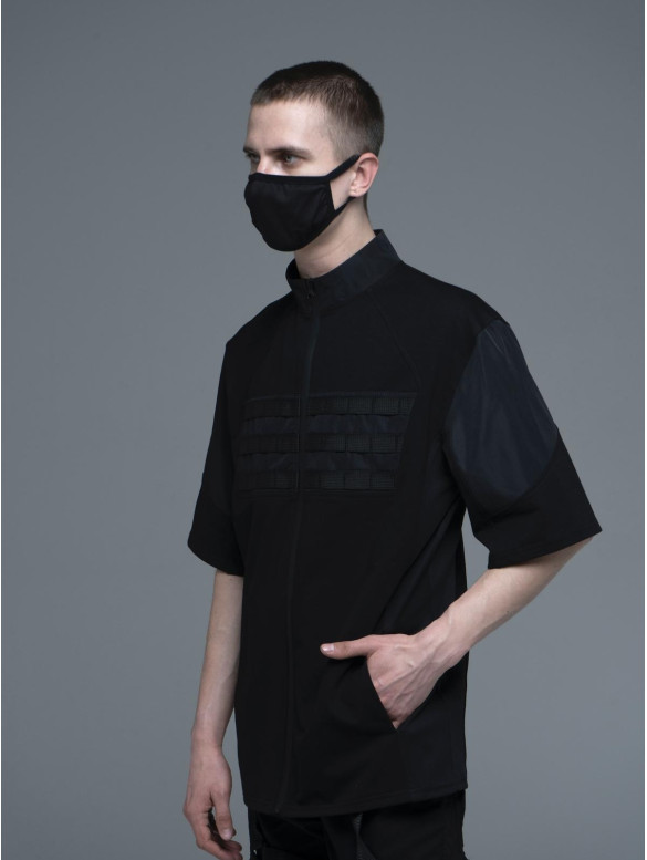 Oversize футболка з блискавкою