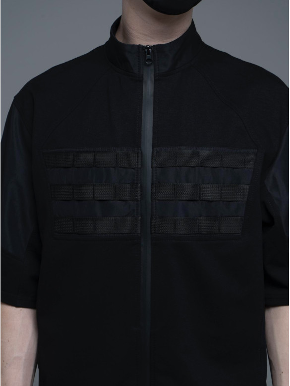 Oversize футболка з блискавкою
