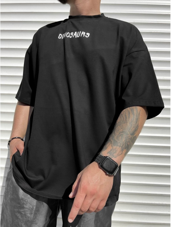 Oversize футболка з принтом