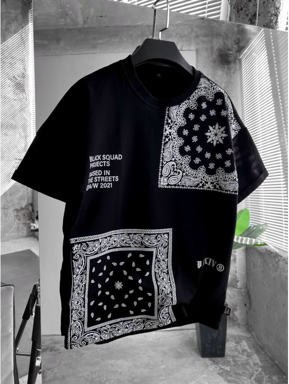 Oversize футболка з принтом
