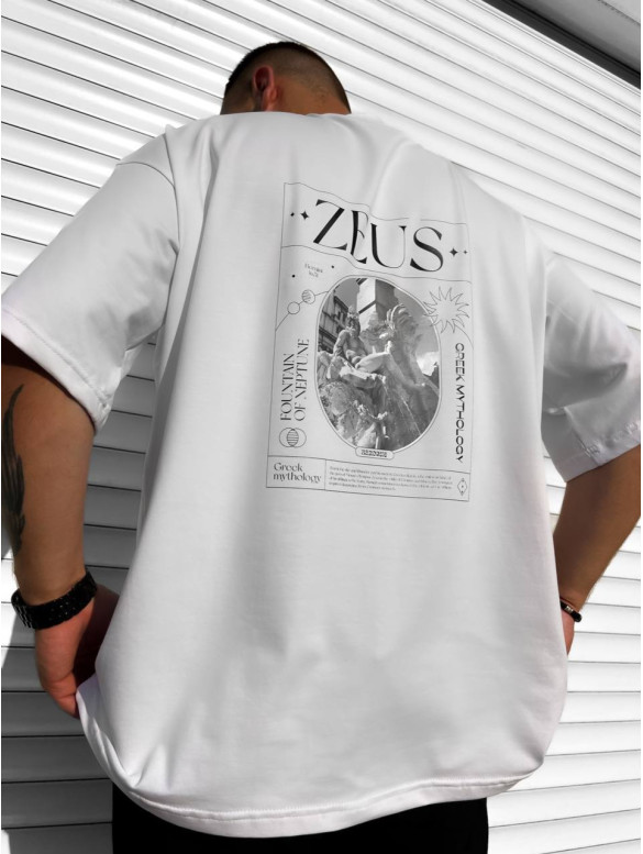 Oversize футболка з принтом