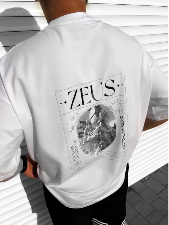 Oversize футболка з принтом
