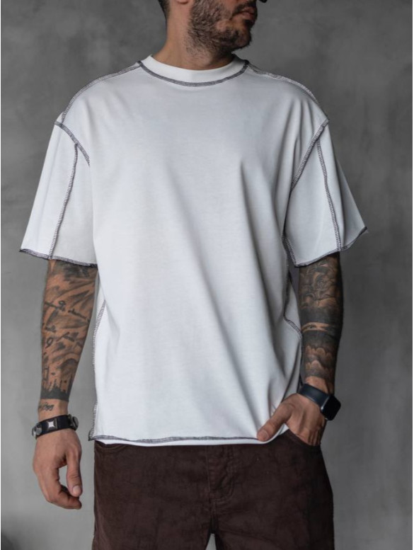 Oversize футболка з акцентними швами